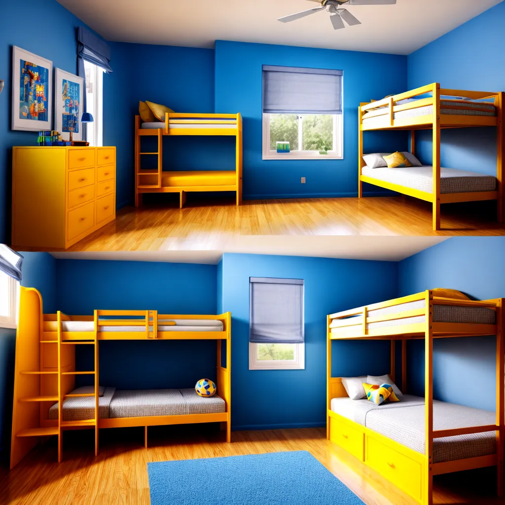 quarto infantil beliche colorido 4