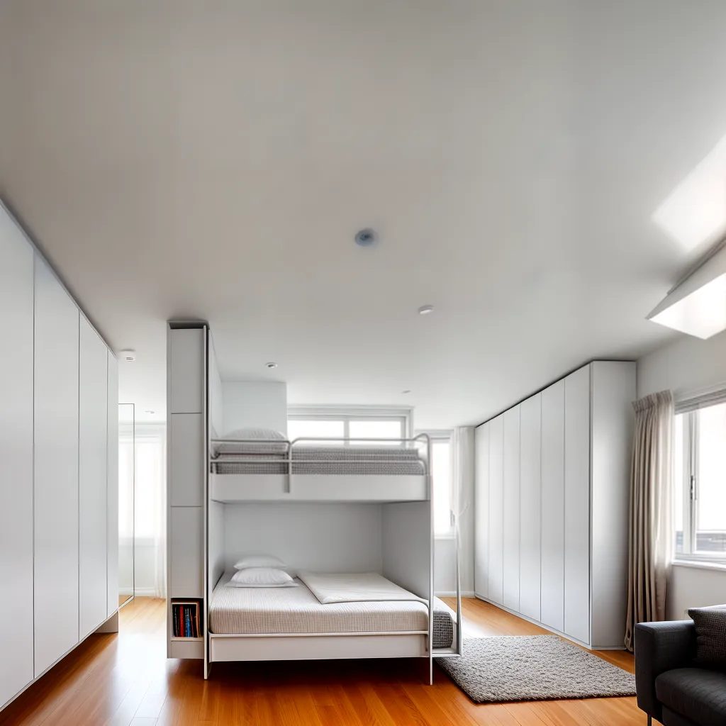 beliche moderno quarto minimalista