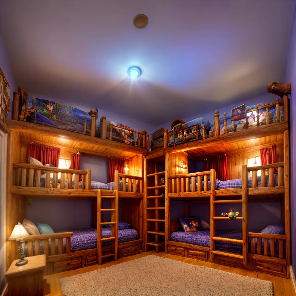 cama beliche aventura infantil