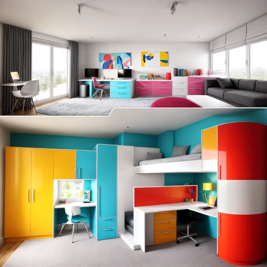 quarto moderno beliche inovador