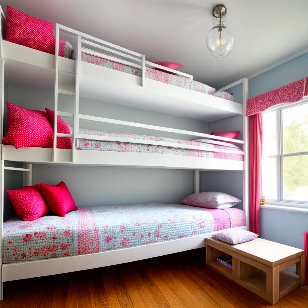 quarto animado beliche roupa de cama