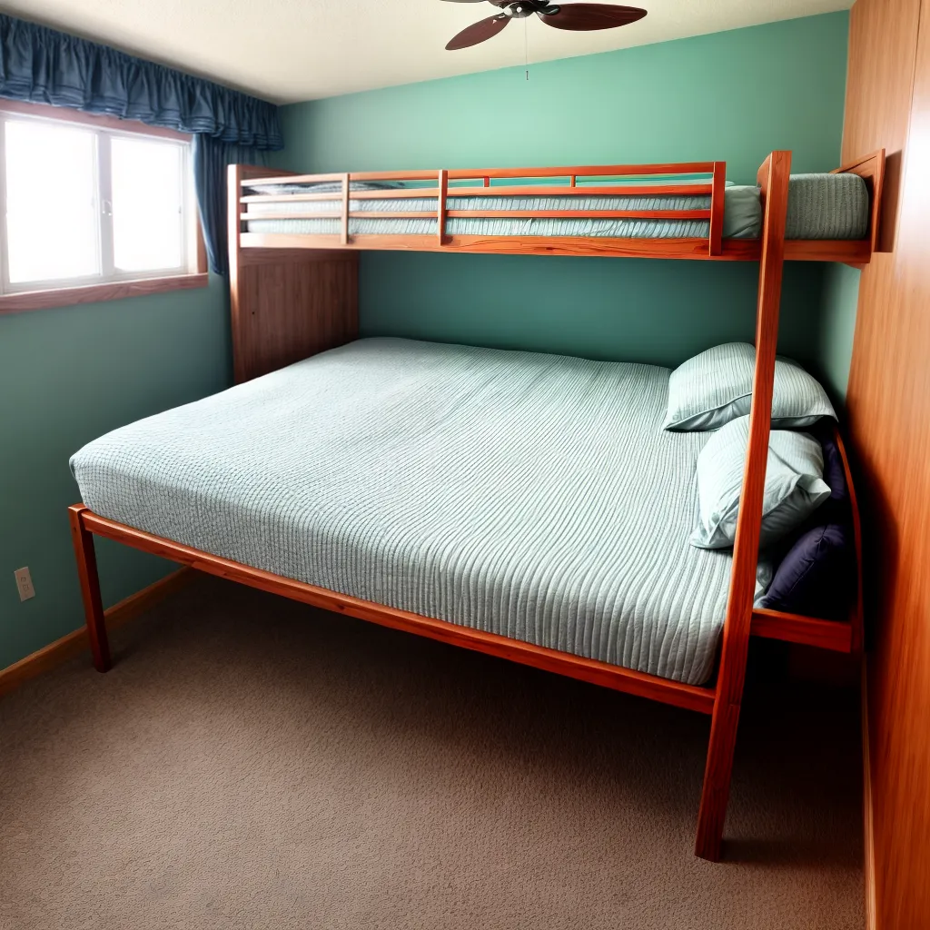 quarto beliche confortavel sono seguro
