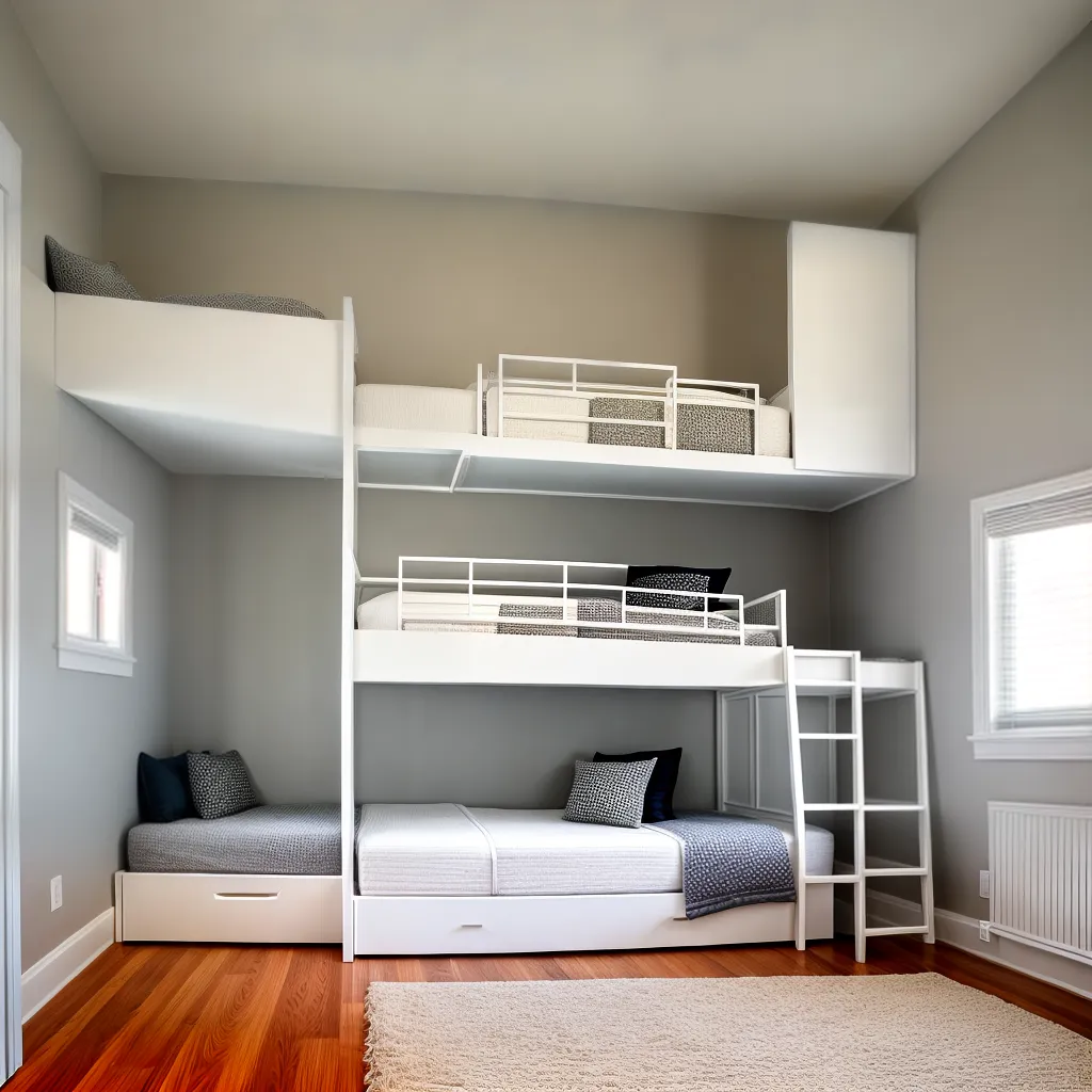 beliche moderno confortavel quarto