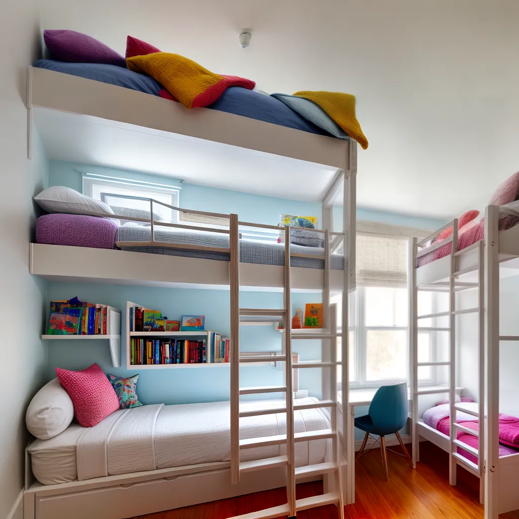 quarto infantil beliche triplo