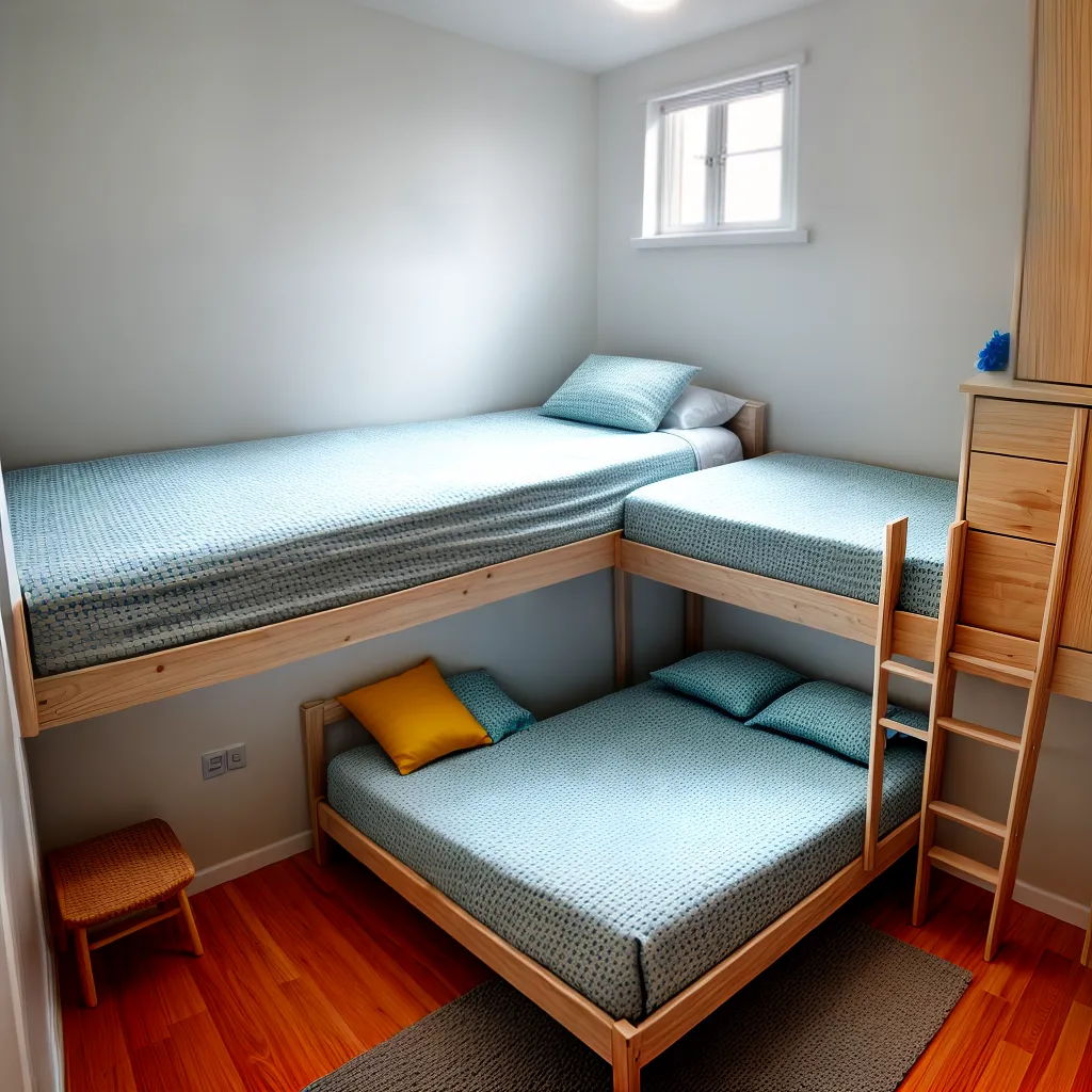 quarto triplo beliche espaco pequeno