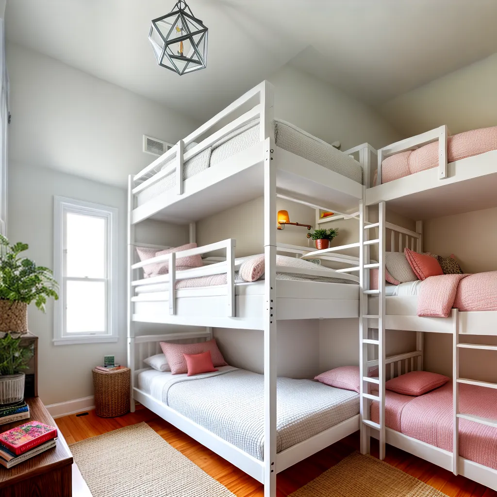 quarto triplo beliche decorativo