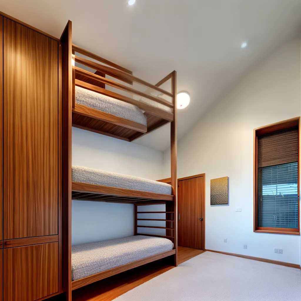 quarto moderno cama trelica escada 4