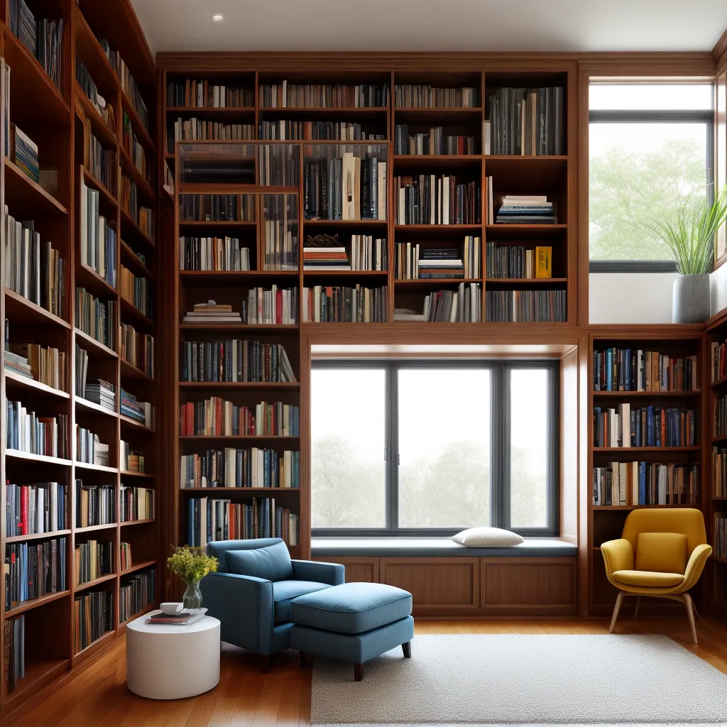 Bibliotecas em Casa Modernas: Inspiração e Ideias