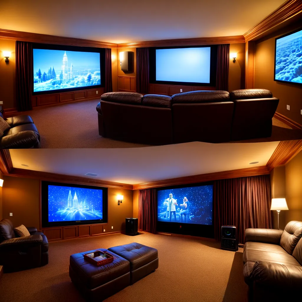 sala cinema caseira luzes reclinaveis 2
