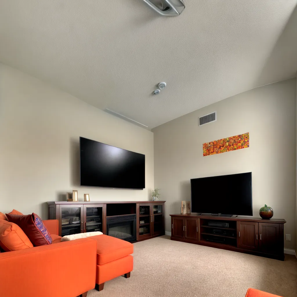 sala estar sofa tv cinema