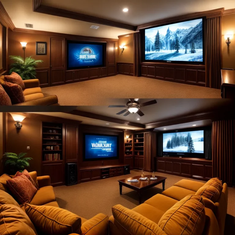 Incorporando Arte e Objetos Pessoais na Decoração do Cinema de Casa
