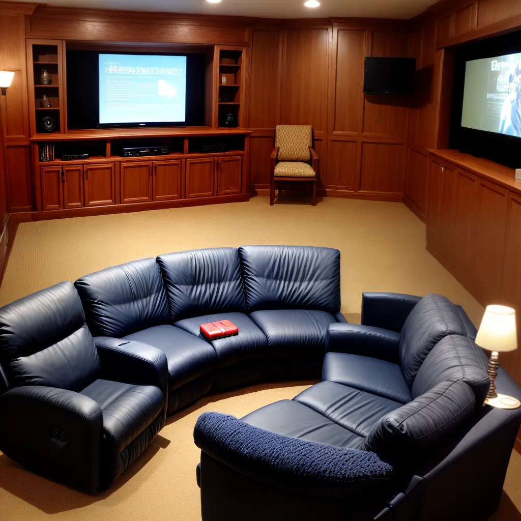 home theater ambiente aconchegante 1