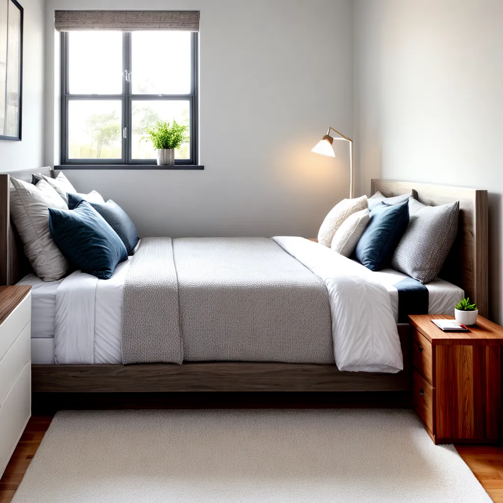 quarto acochoante cama moderna