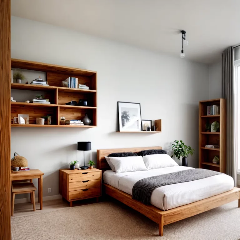 Ideias Criativas para Decorar em Volta da Cama com Criado-Mudo Integrado