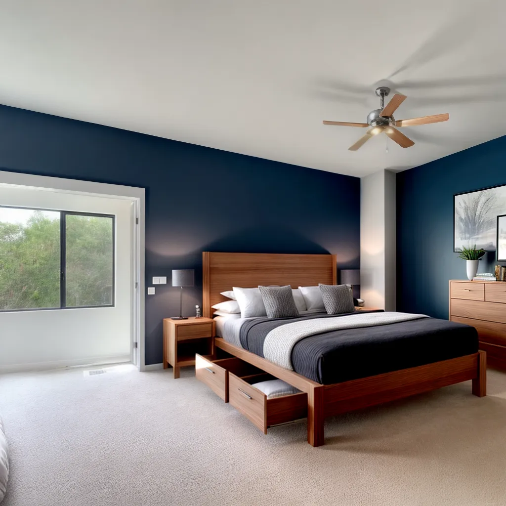 quarto moderno minimalista cama integrada