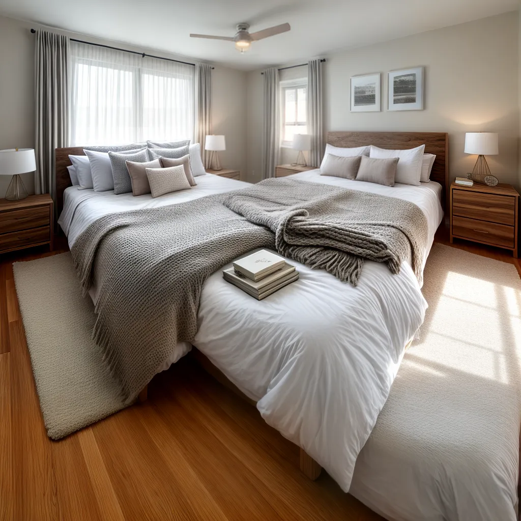 quarto acochoante cama iluminada
