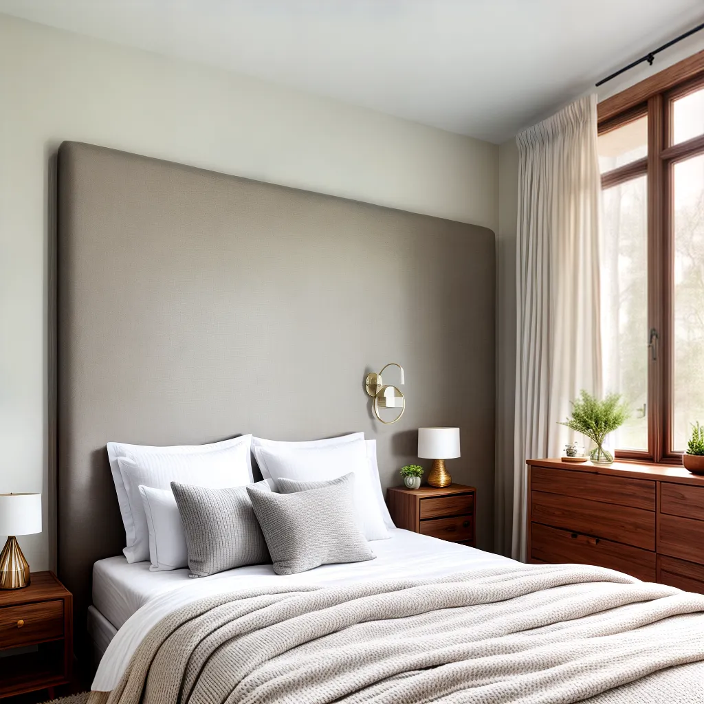 quarto aconchegante cabeceira elegante 1