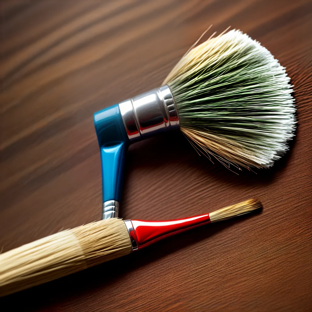 pintura madeira pincel mao