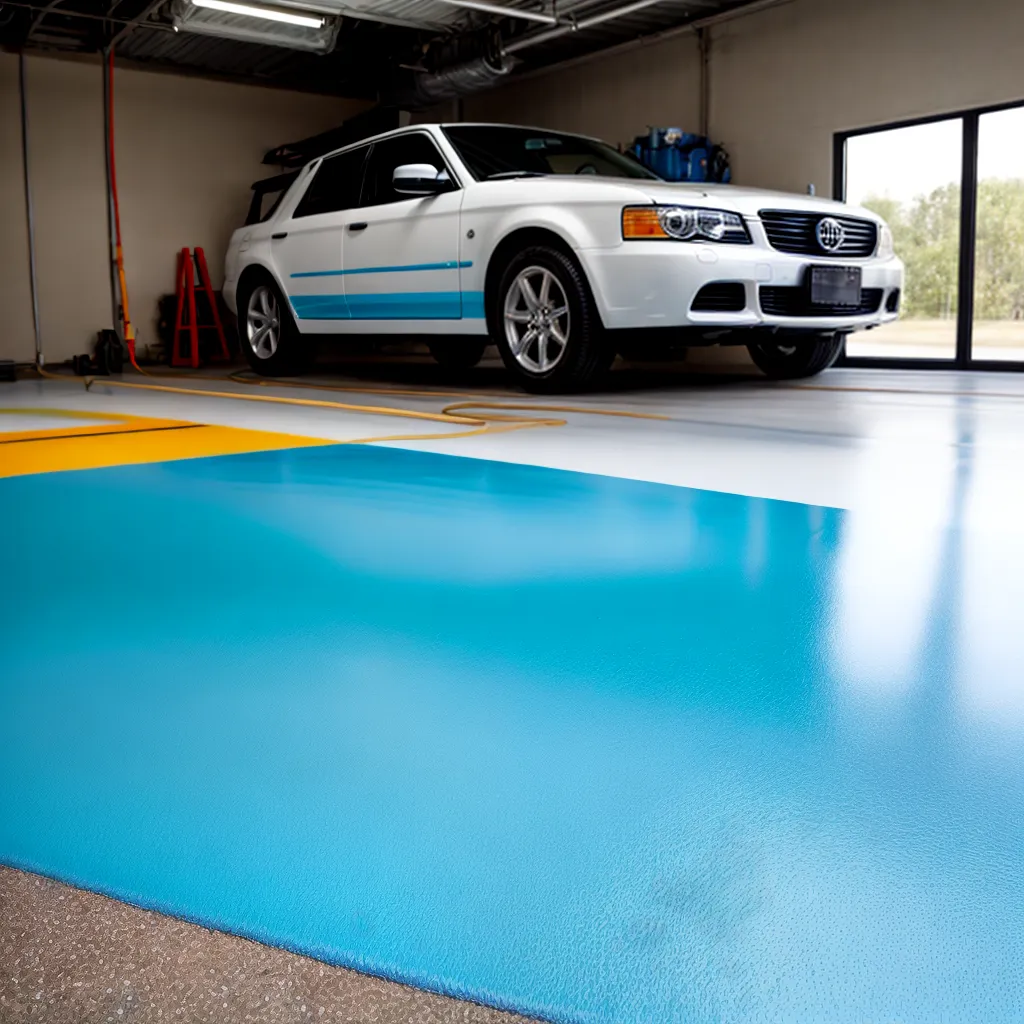 pintura epoxi garagem brilhante