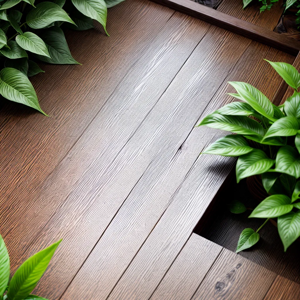 deck madeira marrom natural jardim 2