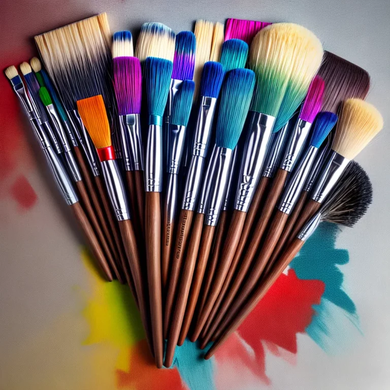 Qual pincel usar para pintura acrílica