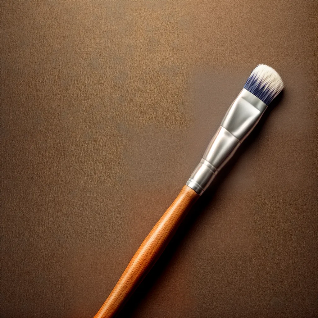 pintura madeira pincel brilhante