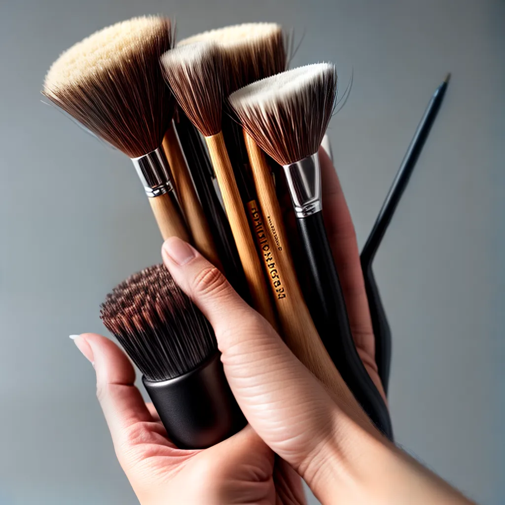 pincel pintura couro preto