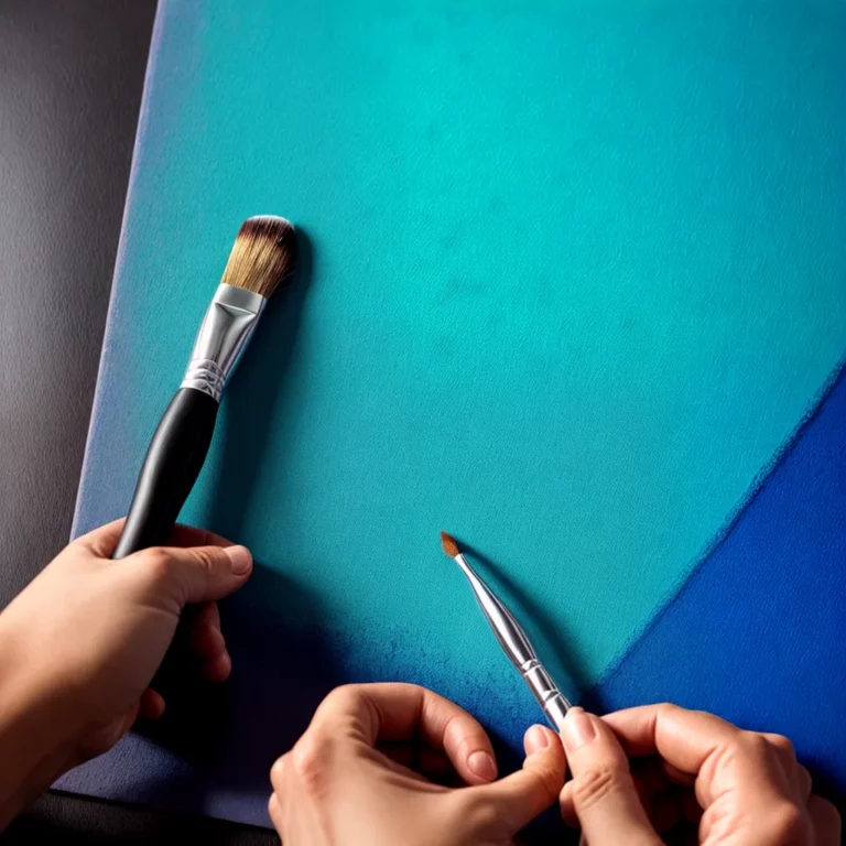 Qual pincel usar para pintura em pedra