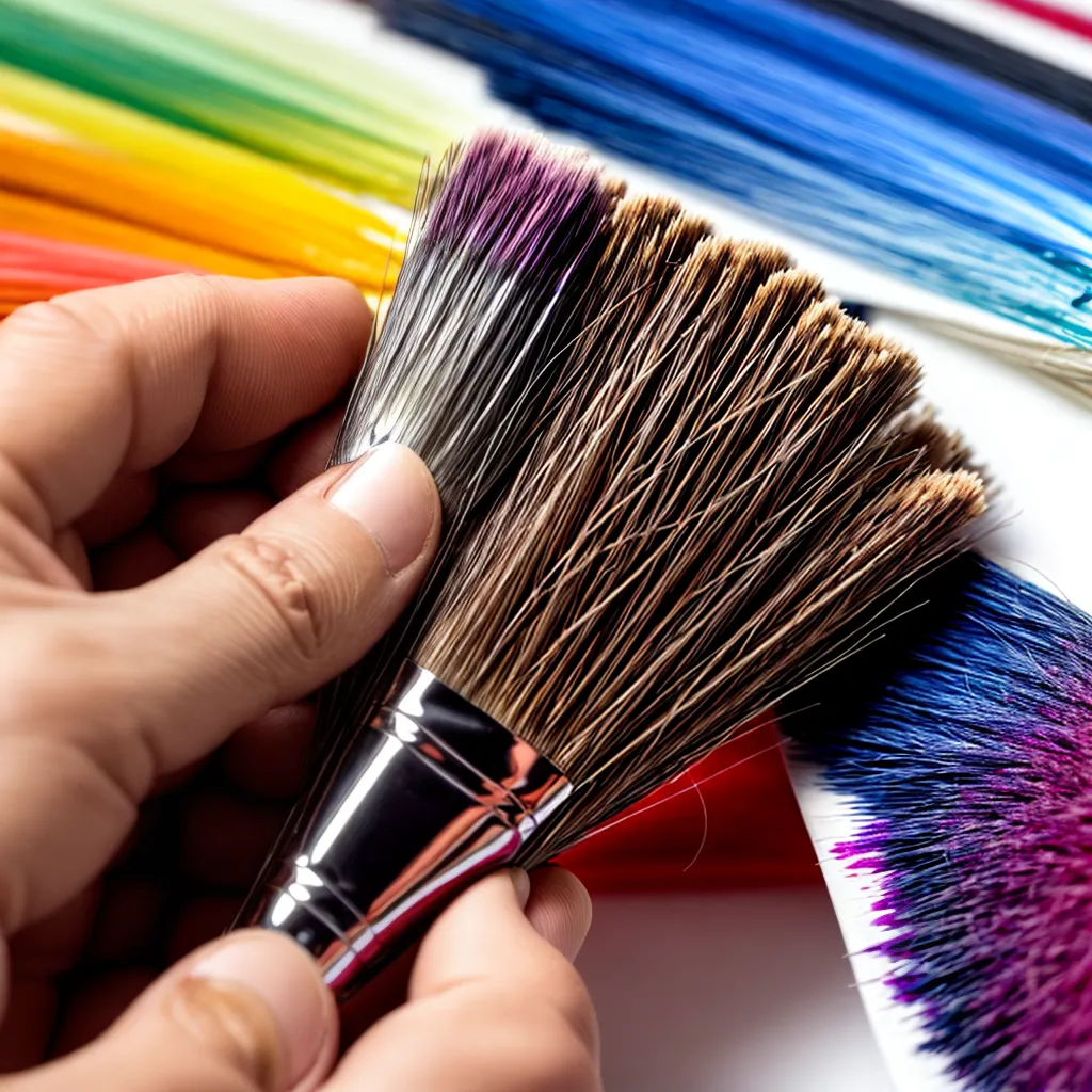 pincel pintura texturizada arte