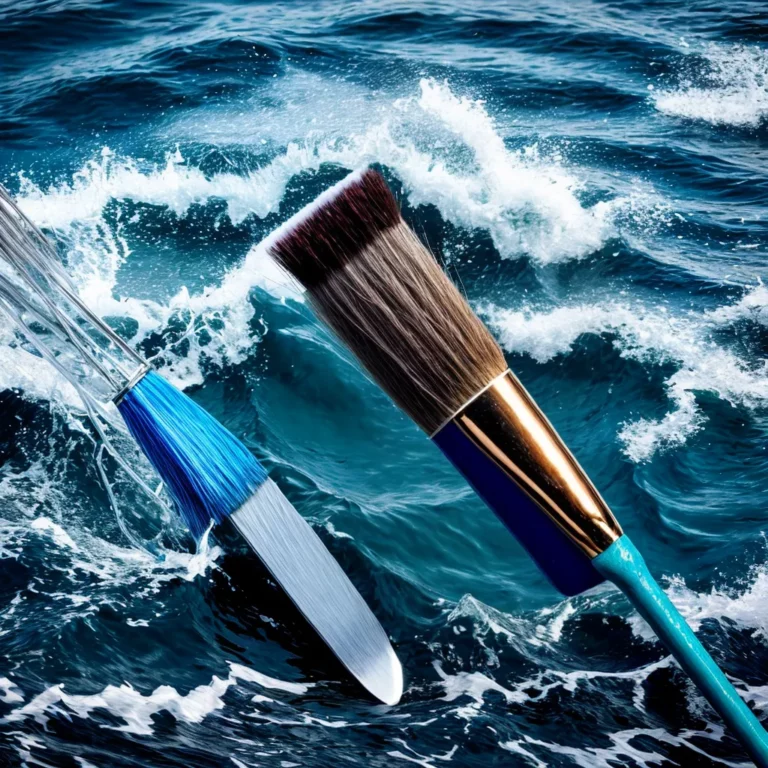 Qual pincel usar para pintura de barcos