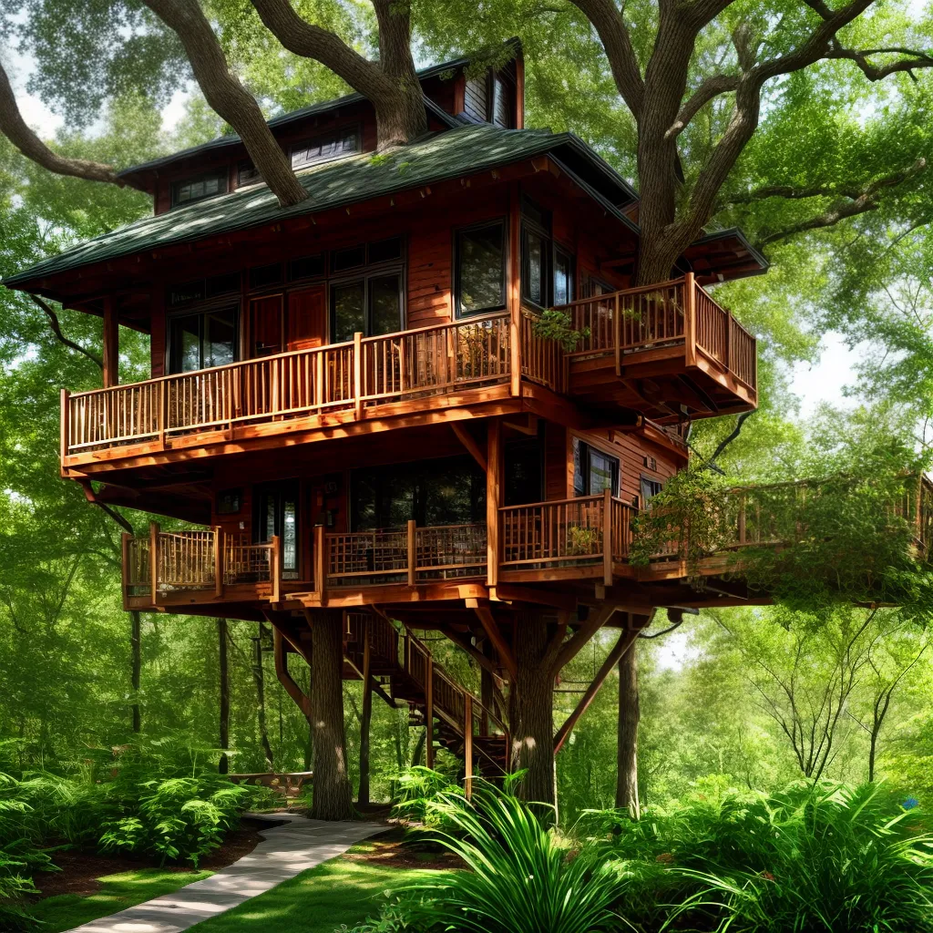 casa na arvore harmonia natureza