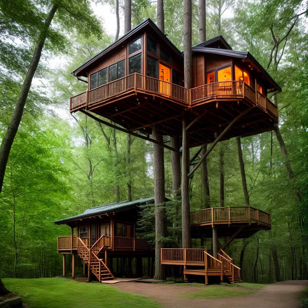 casa na arvore acochegante