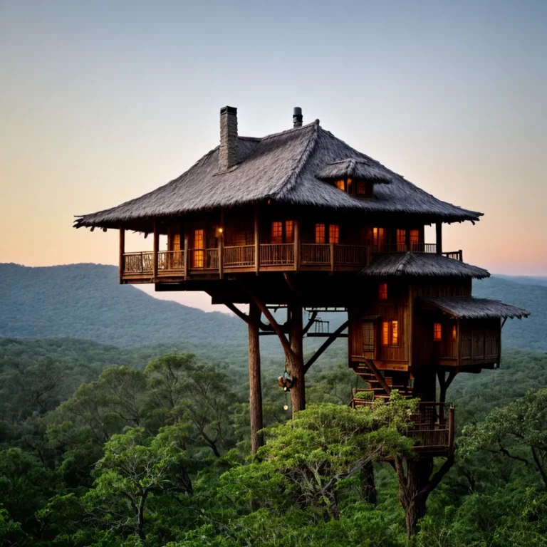 As melhores casas na árvore ao redor do mundo.