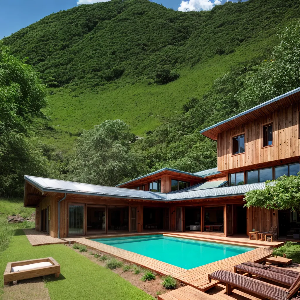 casa eco sustentavel natureza arquitetura