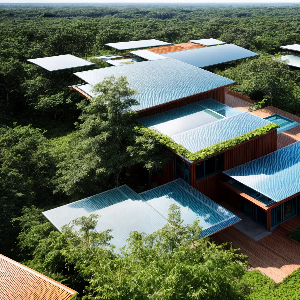 edificio verde sustentavel painel solar