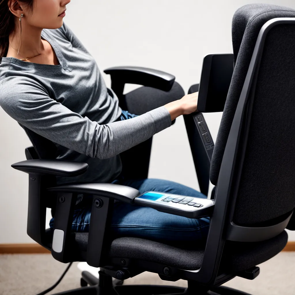 cadeira ergonomica ajustavel postura