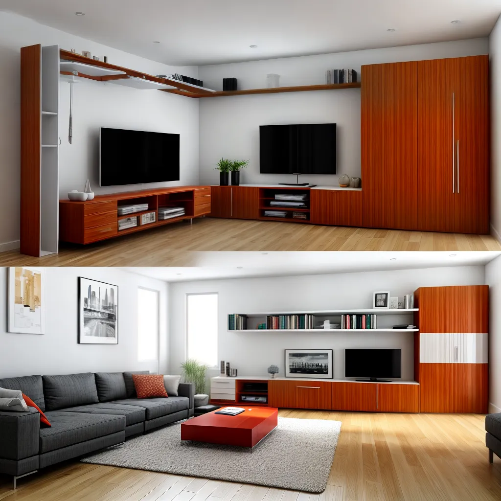 apartamento moderno mobiliario funcional