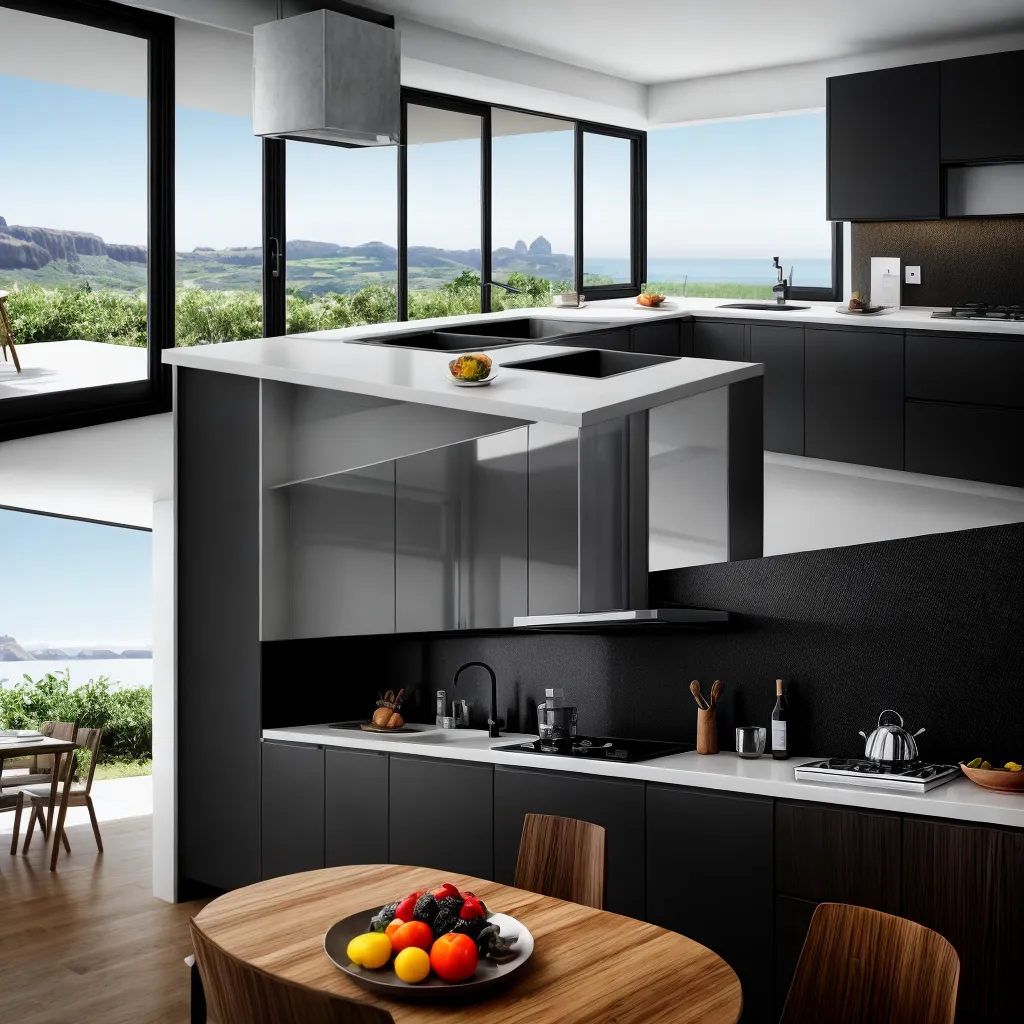 cozinha moderna elegante moveis planejados 1