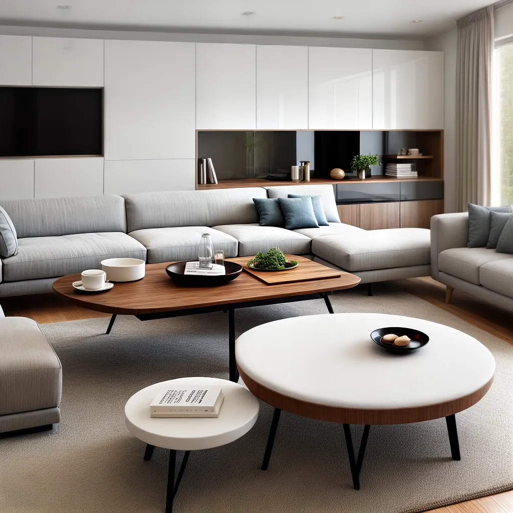 sala elegante sofa mesa decoracao
