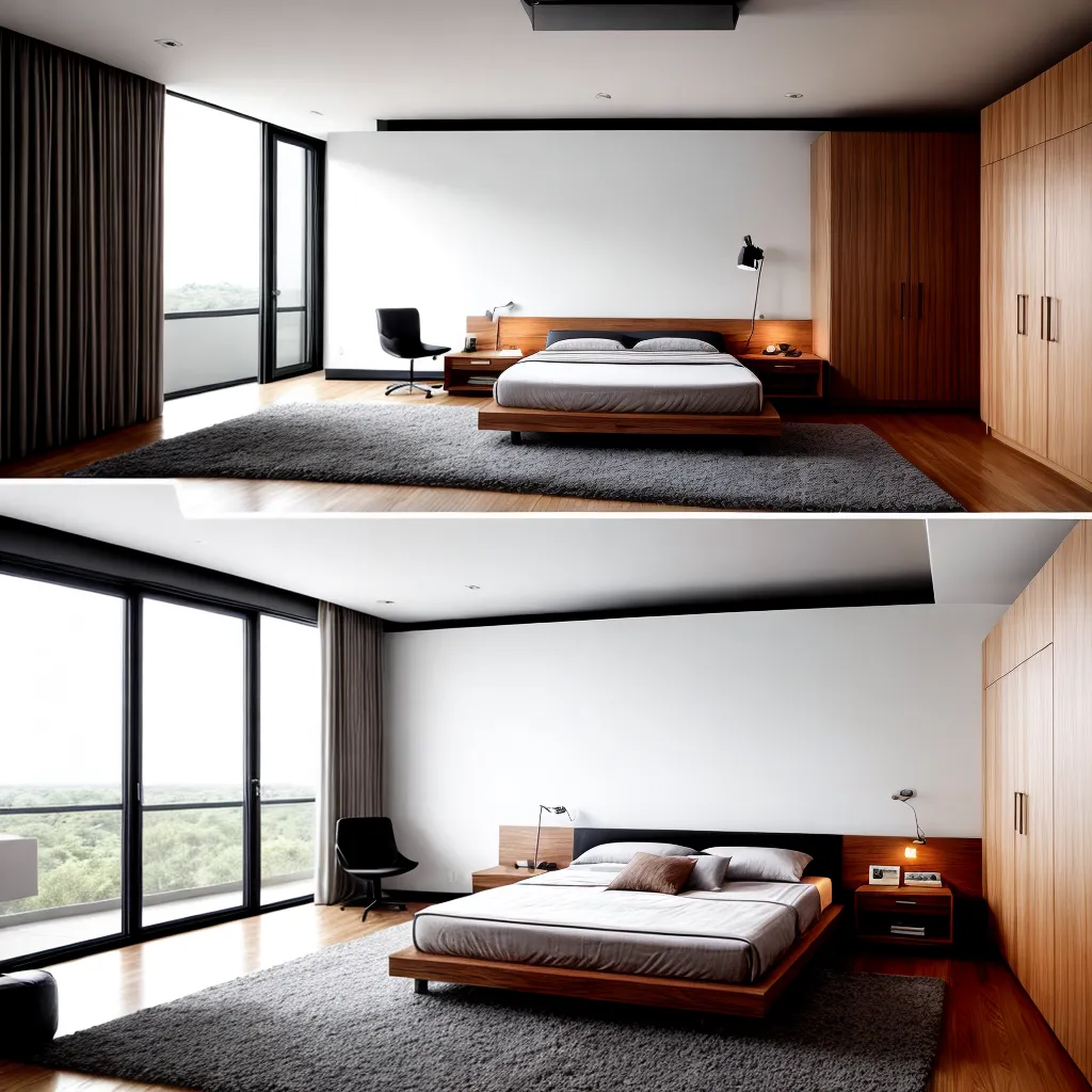 quarto moderno moveis organizacao