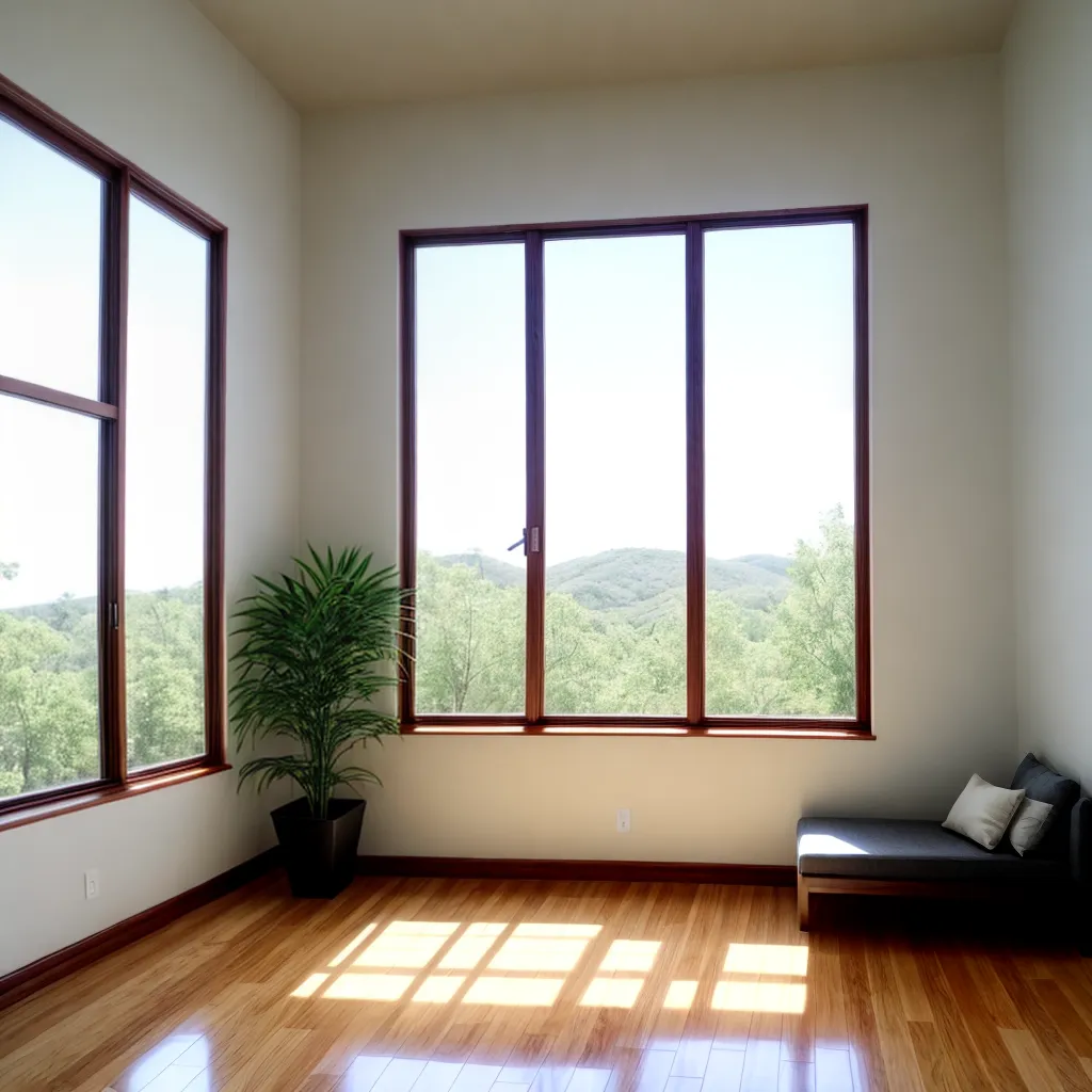sala meditacao luz plantas ambiente