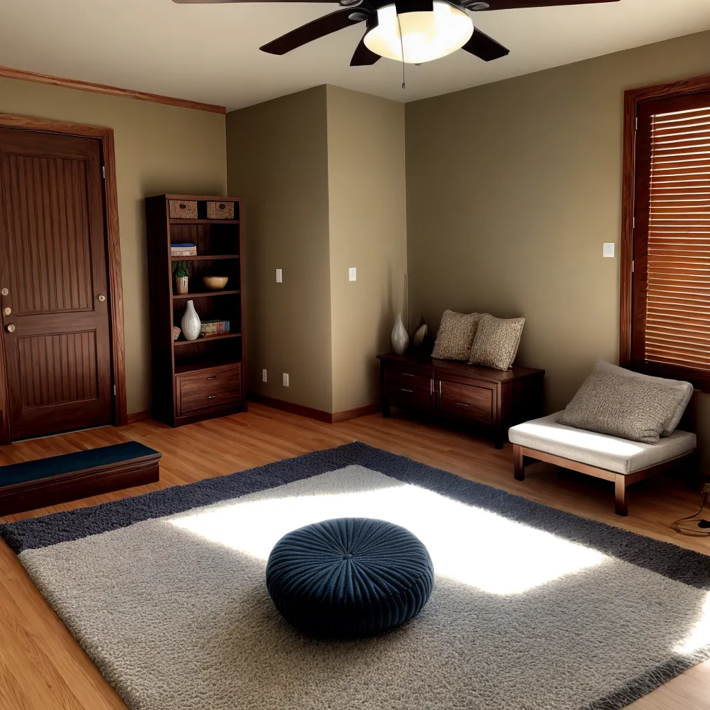 sala meditacao ambiente sereno