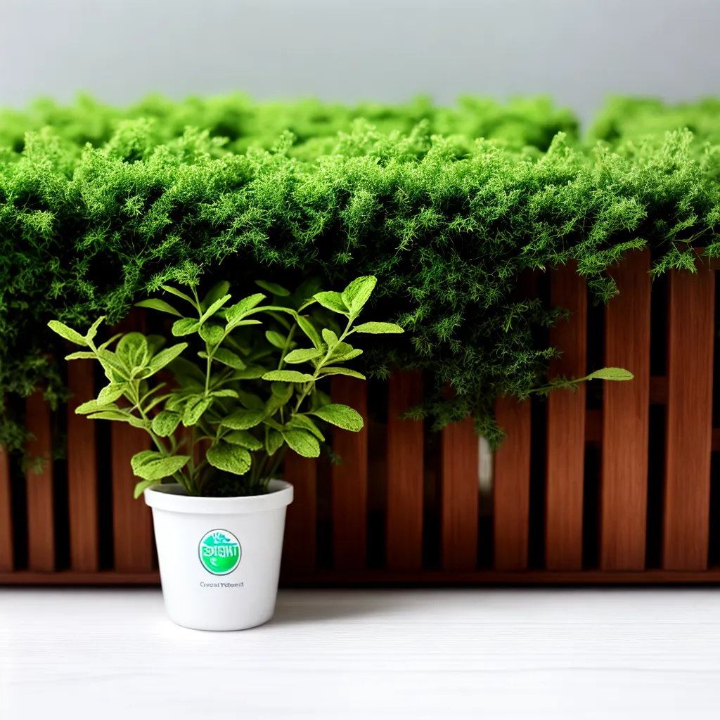corredor iluminado plantas vasos suspensos