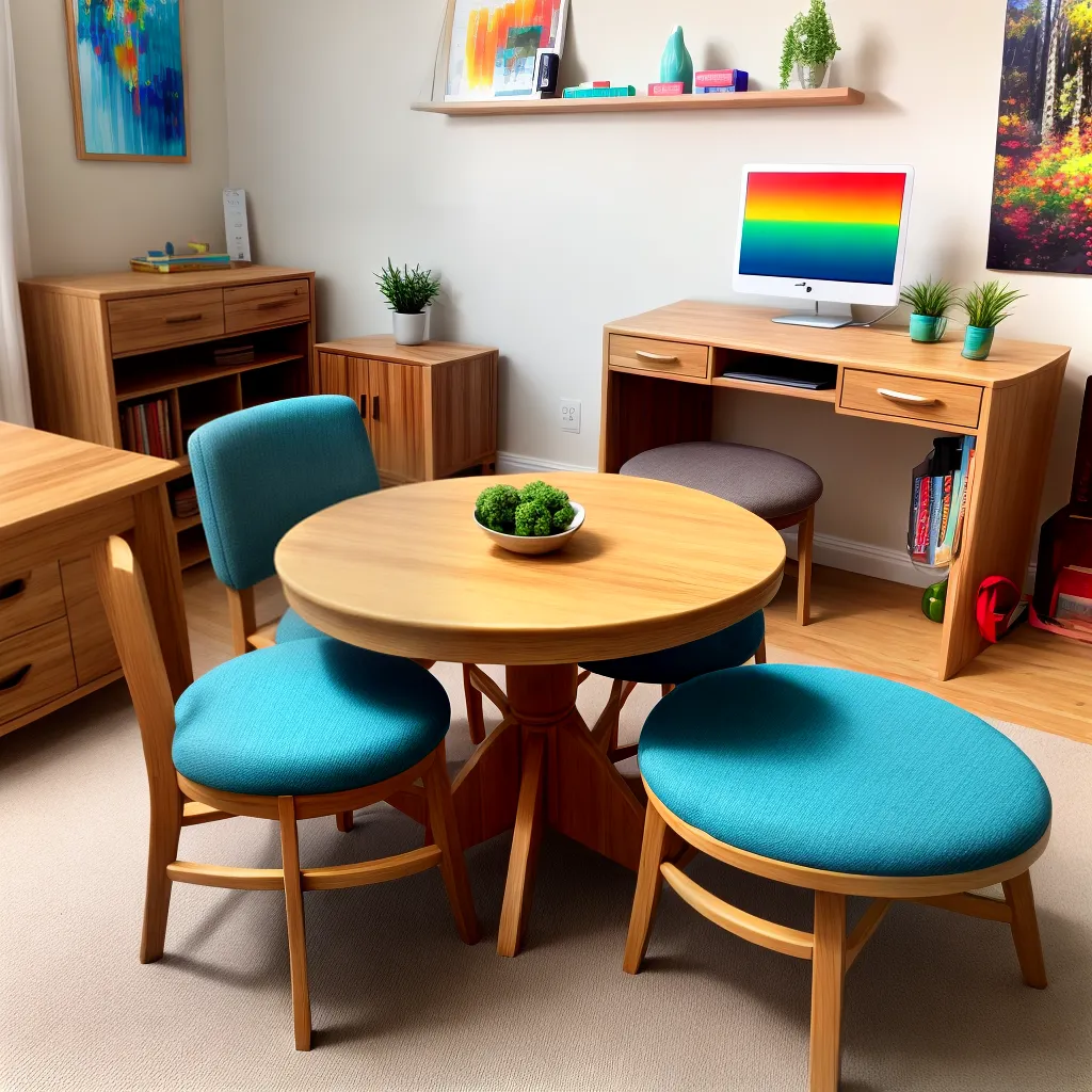 conjunto infantil mesa cadeiras coloridas