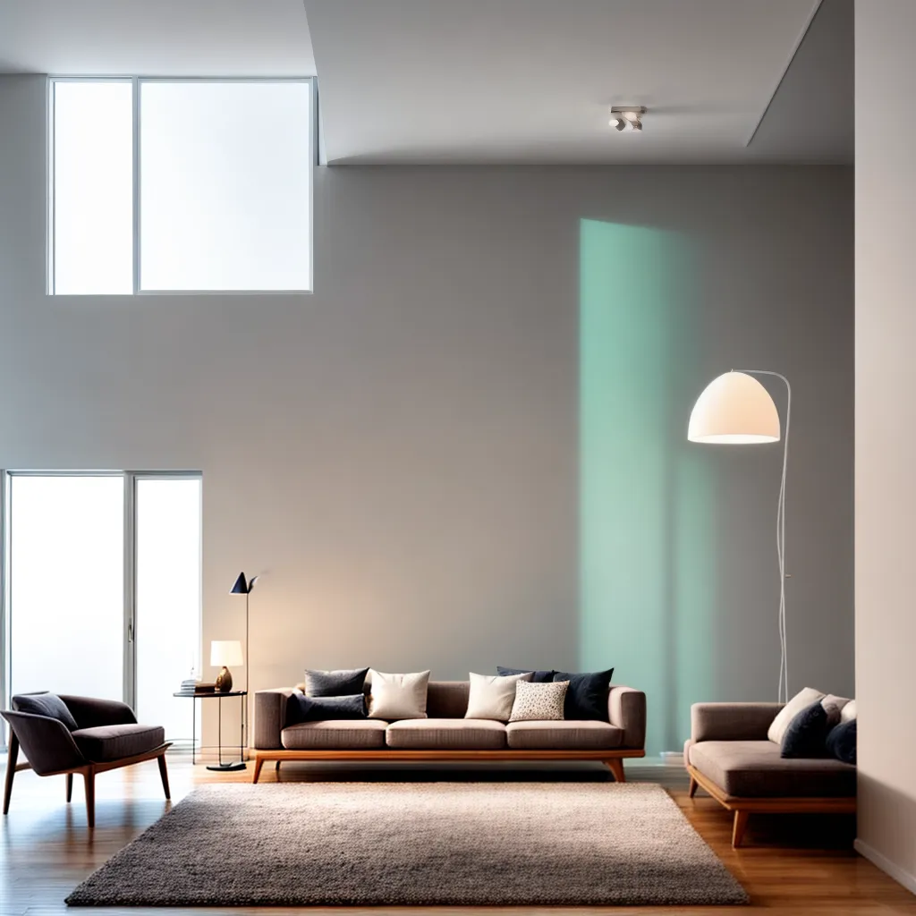 sala estar luz ambiente aconchegante