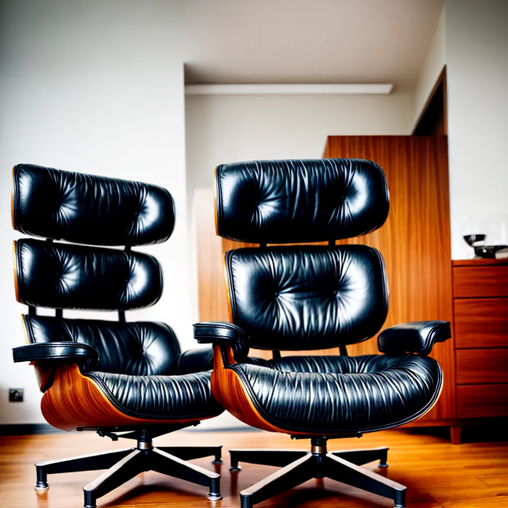 cadeira eames lounge moderna