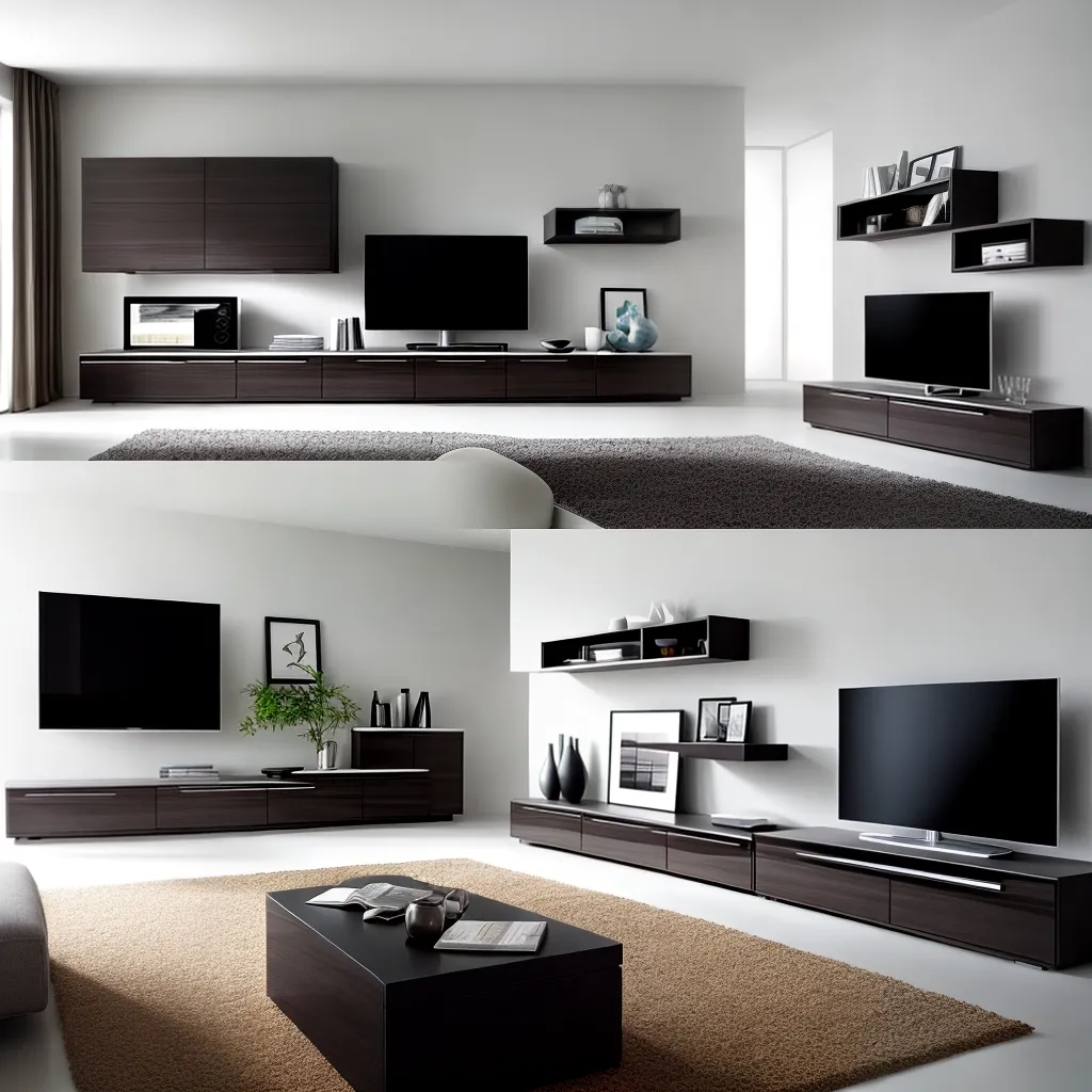 sala minimalista mobiliario moderno