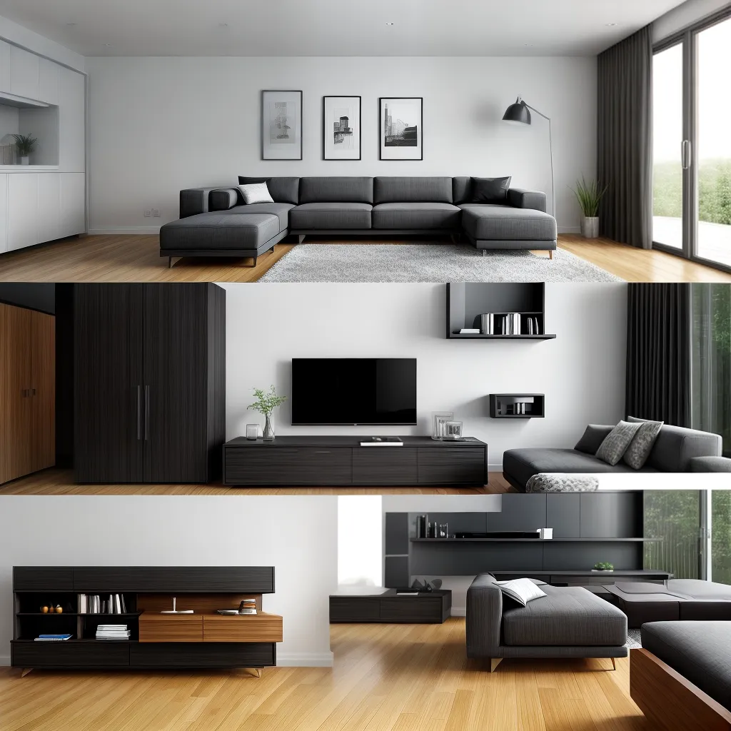 sala moderna moveis modulares
