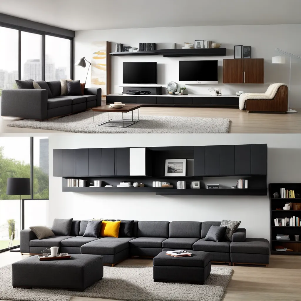 sala moderna moveis modulares 1