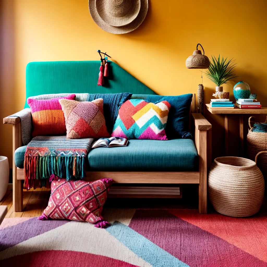 A influência do estilo Boho no design de móveis